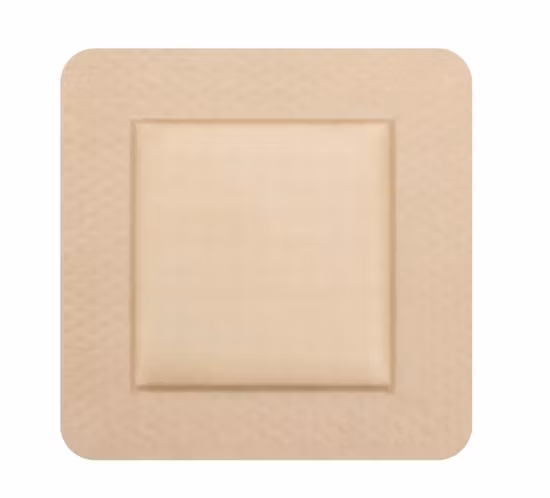 Adesivo in gel di silicone per medicazione in schiuma di silicone sterile per la cura di ferite da ustione o ulcere da pressione